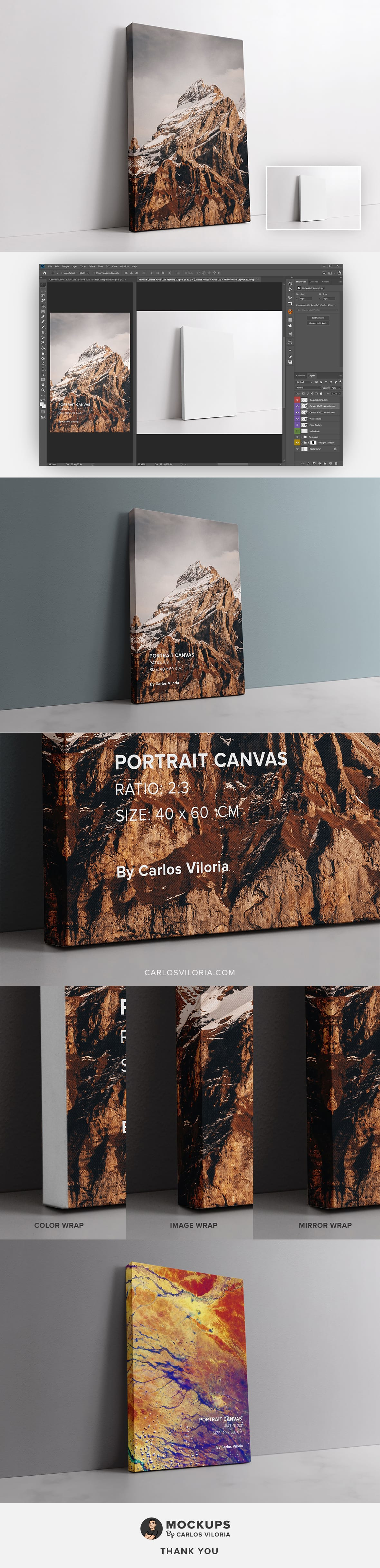 Portrait Canvas Ratio 2x3 Mockup 02 Portrait Canvas Ratio 2x3 Mockup 02