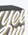 Dark Amber Glass Bottle w/ Box Mockup Dark Amber Glass Bottle w/ Box Mockup