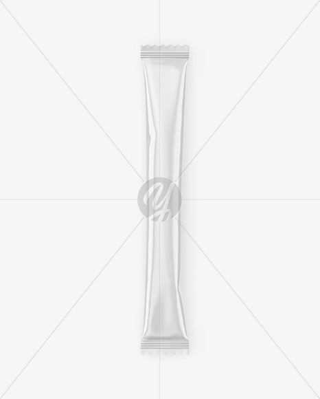 Glossy Stick Sachet Mockup