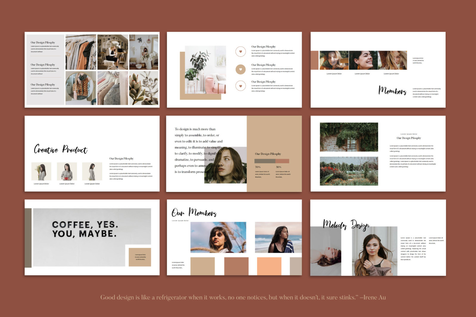 Melody Presentation Template Melody Presentation Template