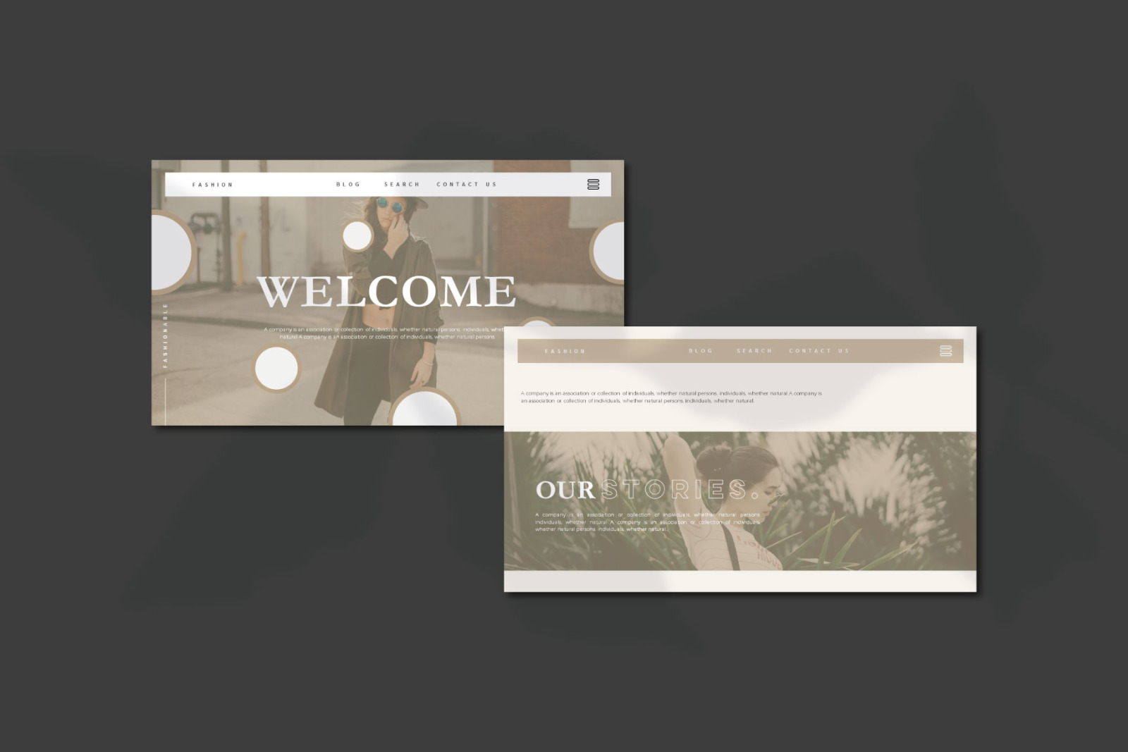 Larisso Presentation Template