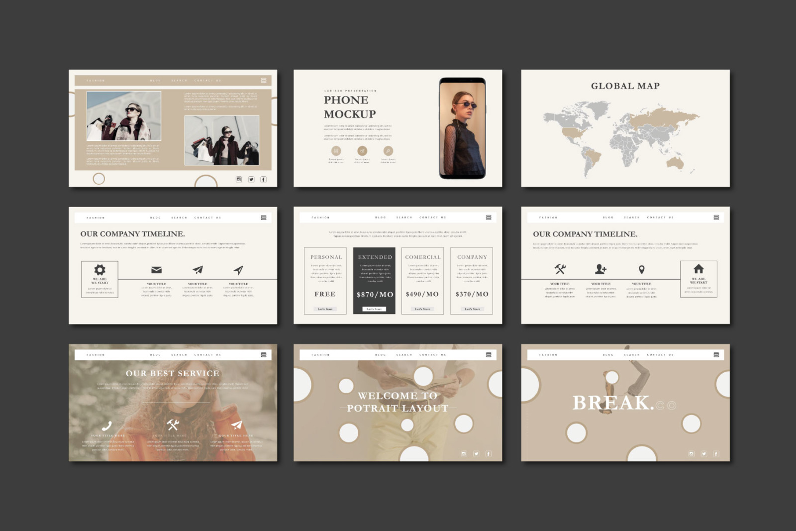 Larisso Presentation Template