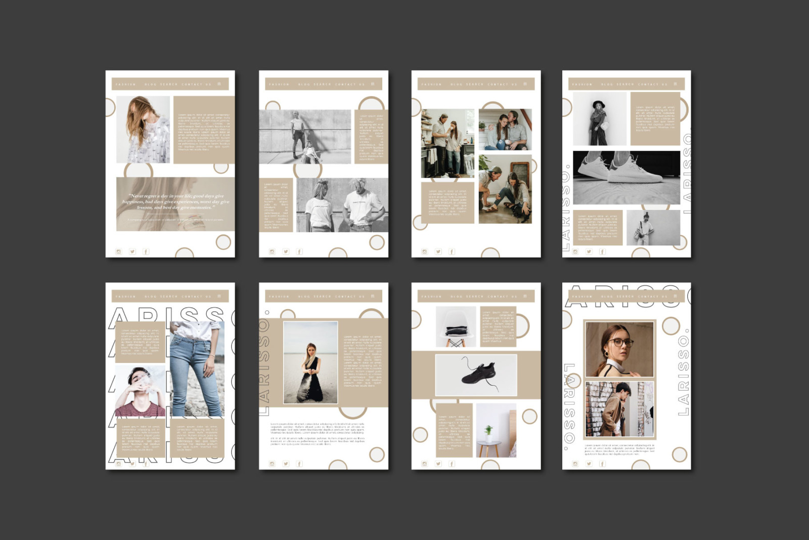 Larisso Presentation Template