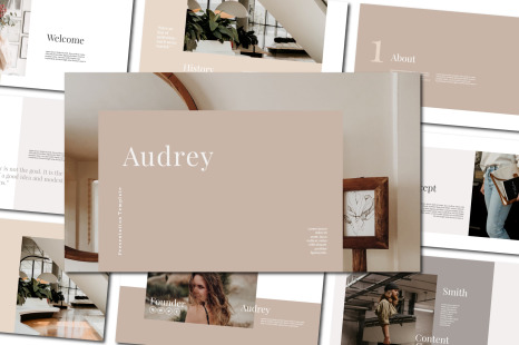 Audrey Presentation Template - Templates