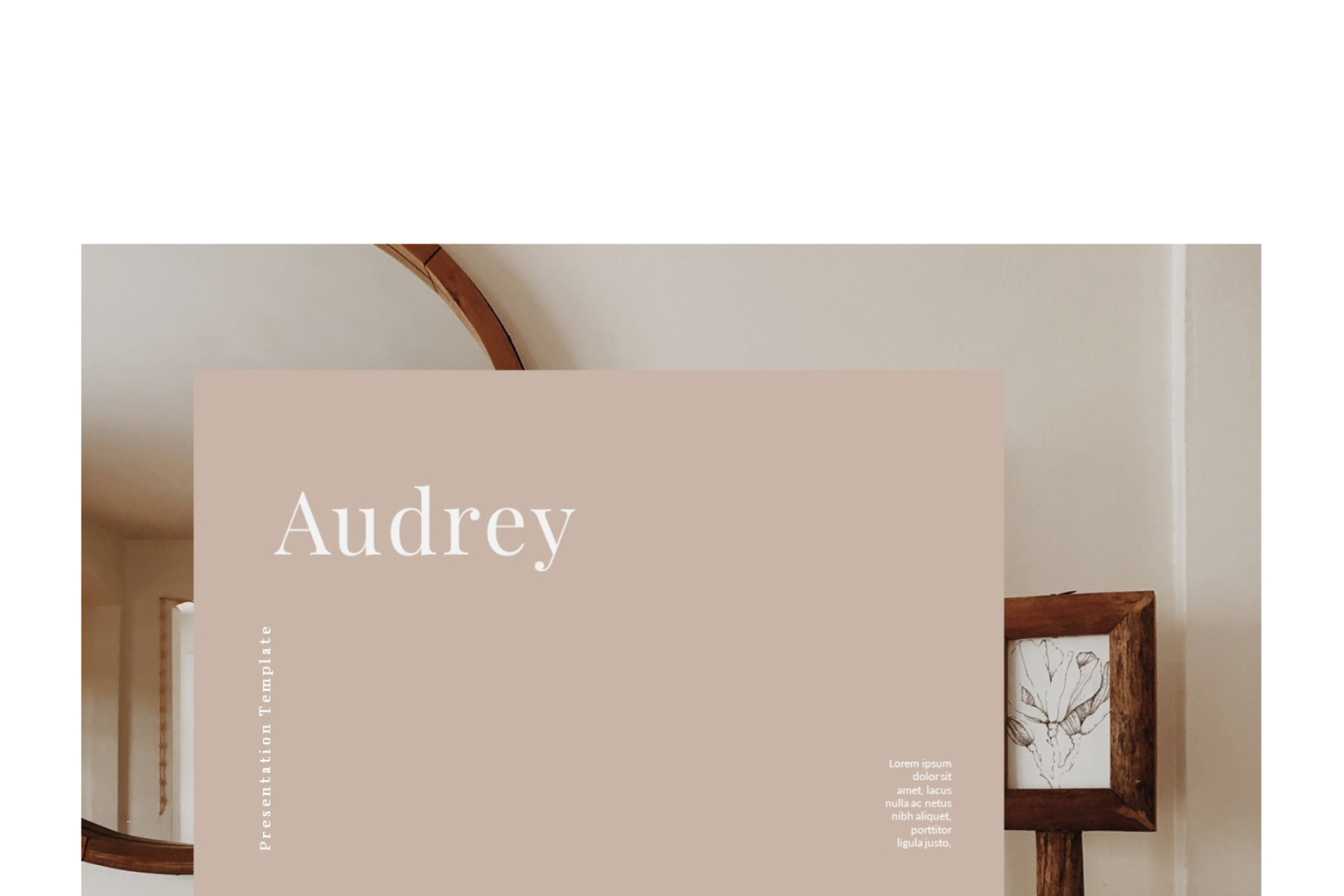 Audrey Presentation Template Audrey Presentation Template
