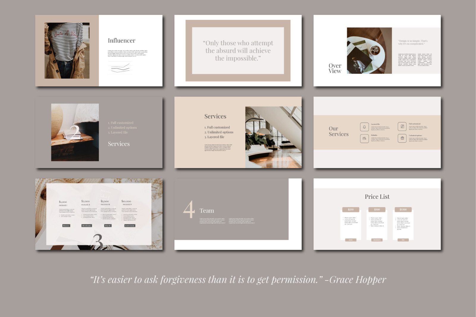 Audrey Presentation Template