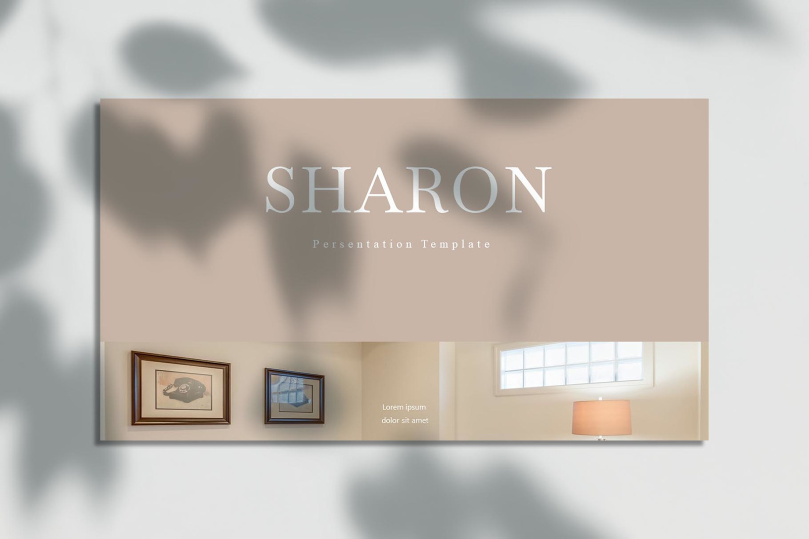 Sharon Presentation Template Sharon Presentation Template