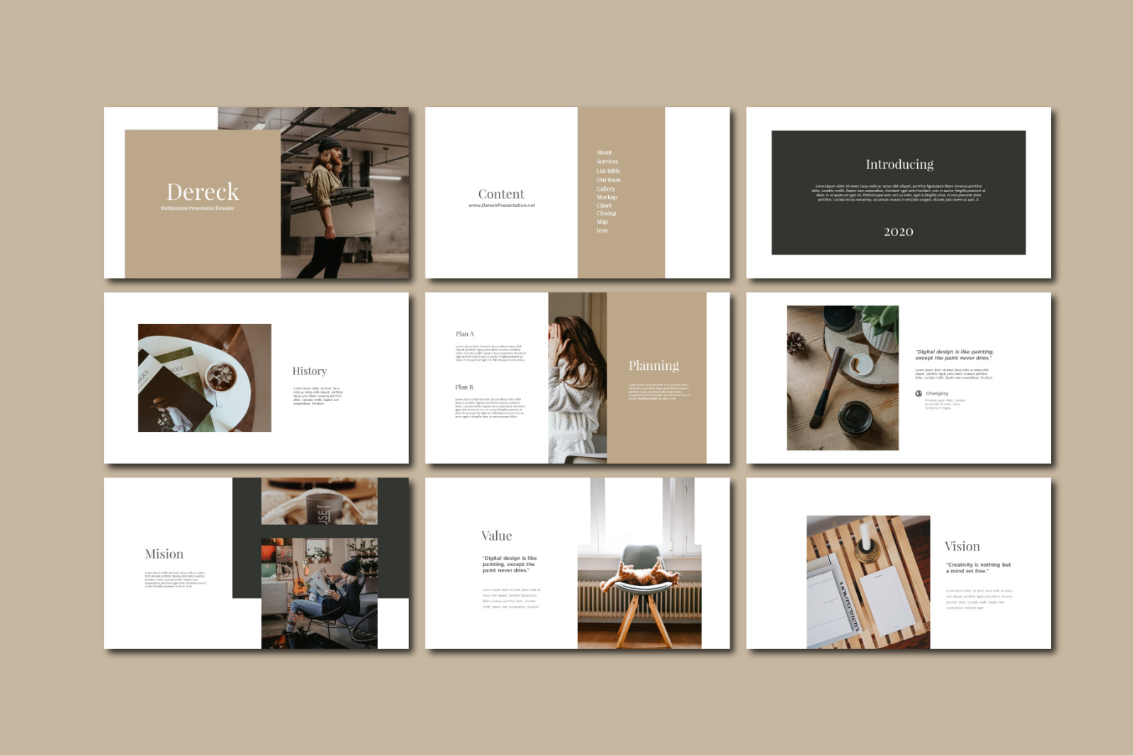 Dereck Presentation Template Dereck Presentation Template