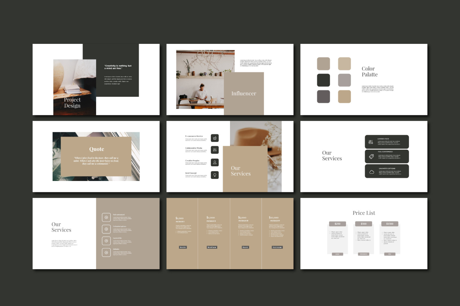 Dereck Presentation Template