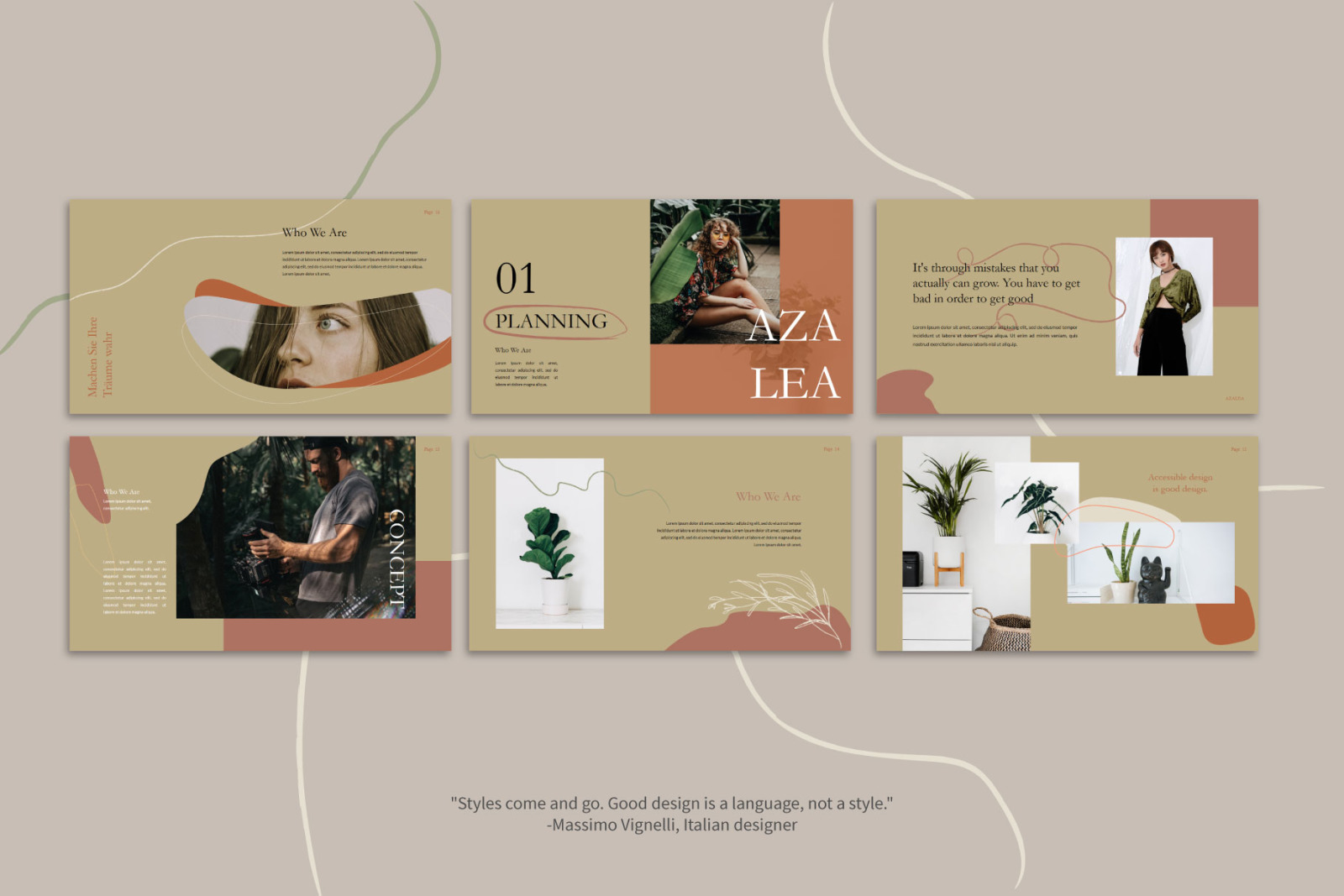Azalea Presentation Template Azalea Presentation Template
