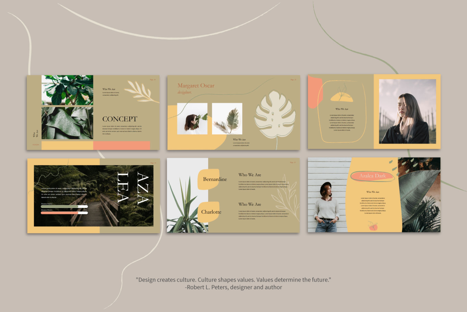 Azalea Presentation Template Azalea Presentation Template