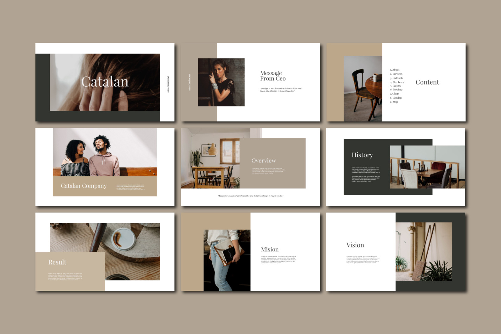 Catalan Presentation Template Catalan Presentation Template