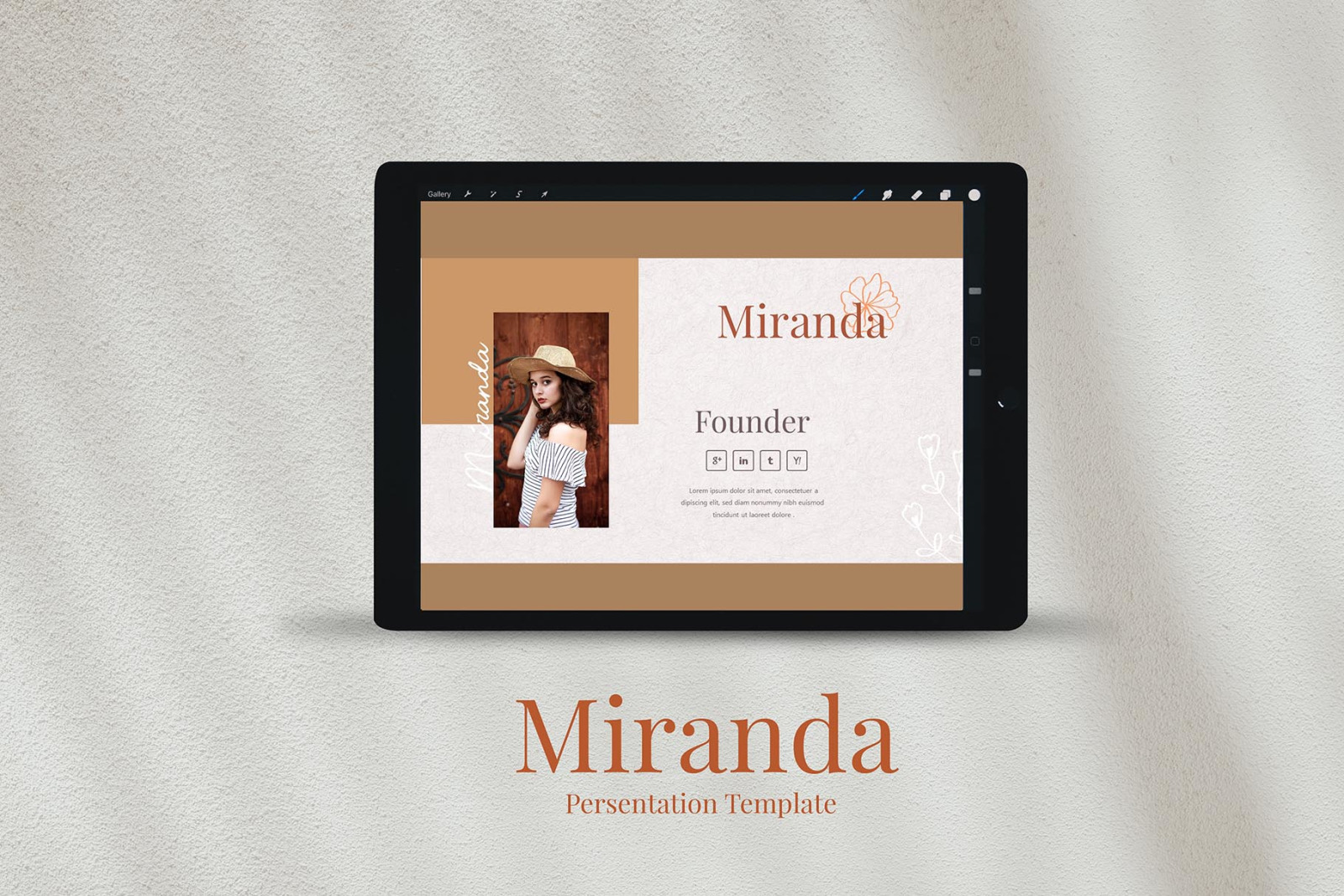 Miranda Presentation Template