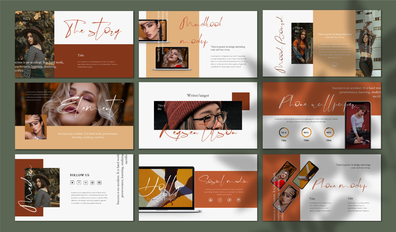 Holly Presentation Template Holly Presentation Template