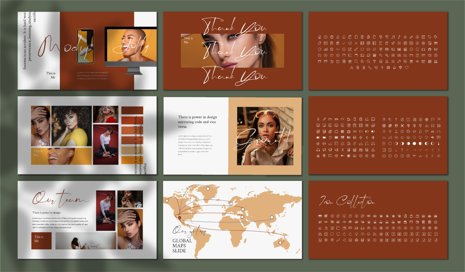 Holly Presentation Template Holly Presentation Template