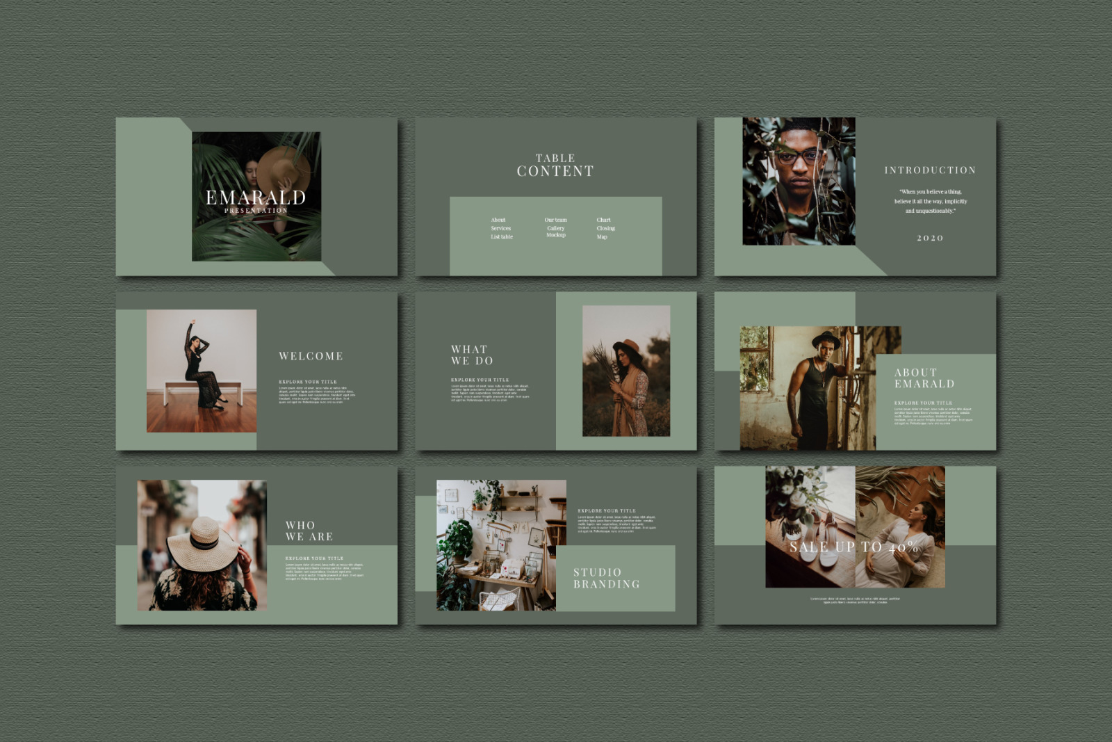 Emarald PresentationTemplate Emarald PresentationTemplate