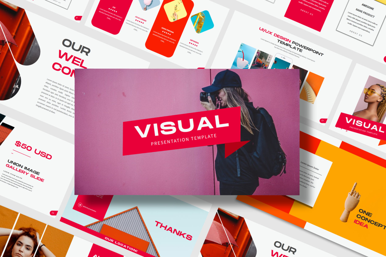 Visual Presentation Template Visual Presentation Template