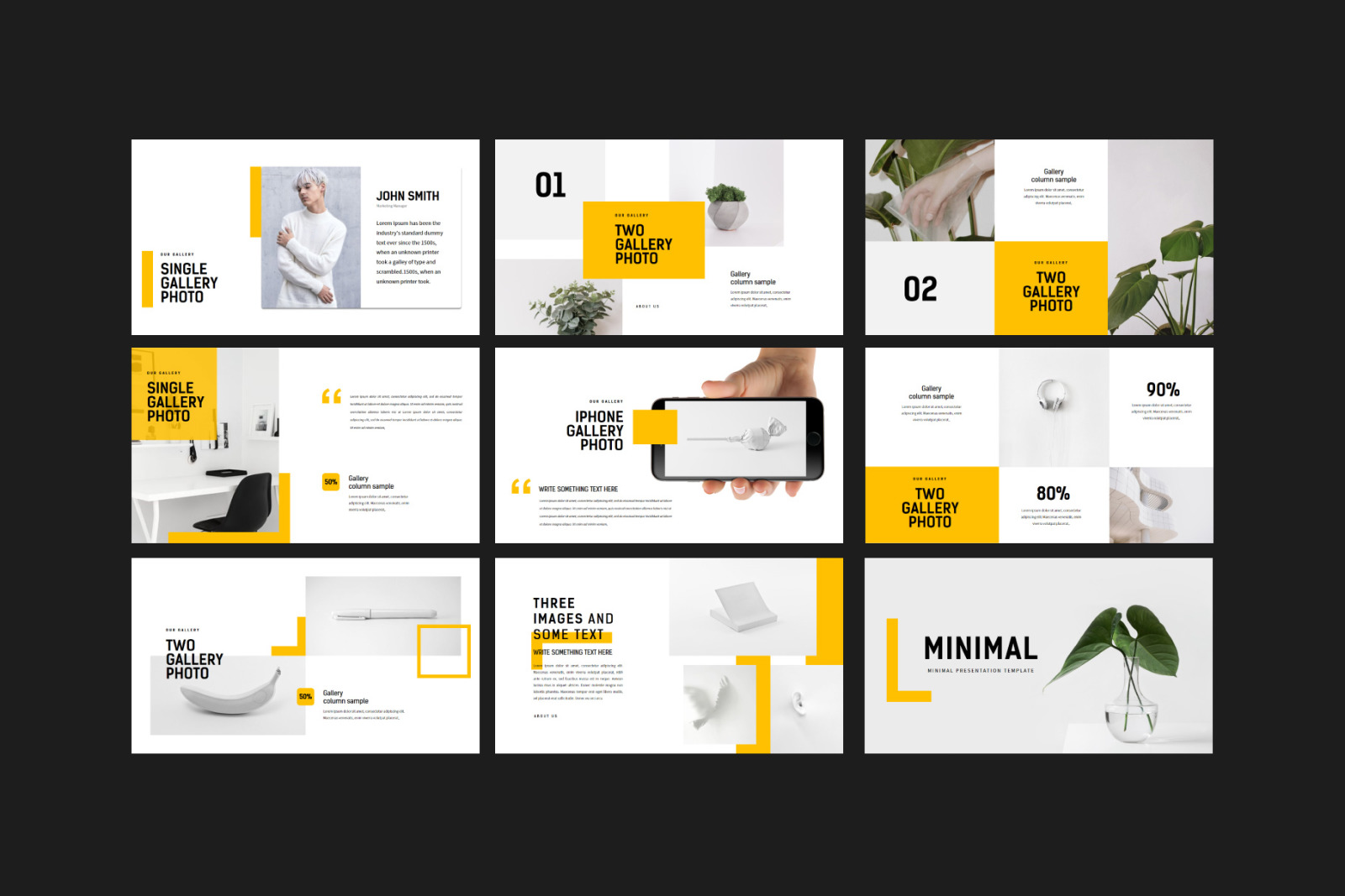 Minimal Presentation Template