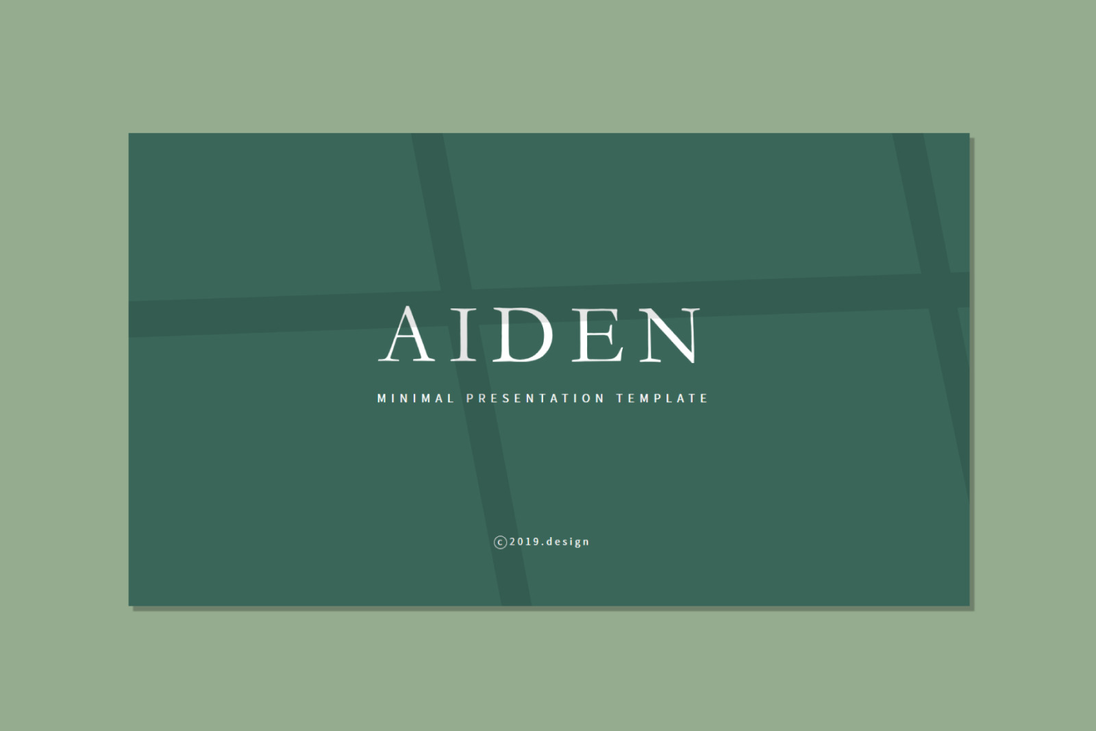 Aiden Presestation Template Aiden Presestation Template