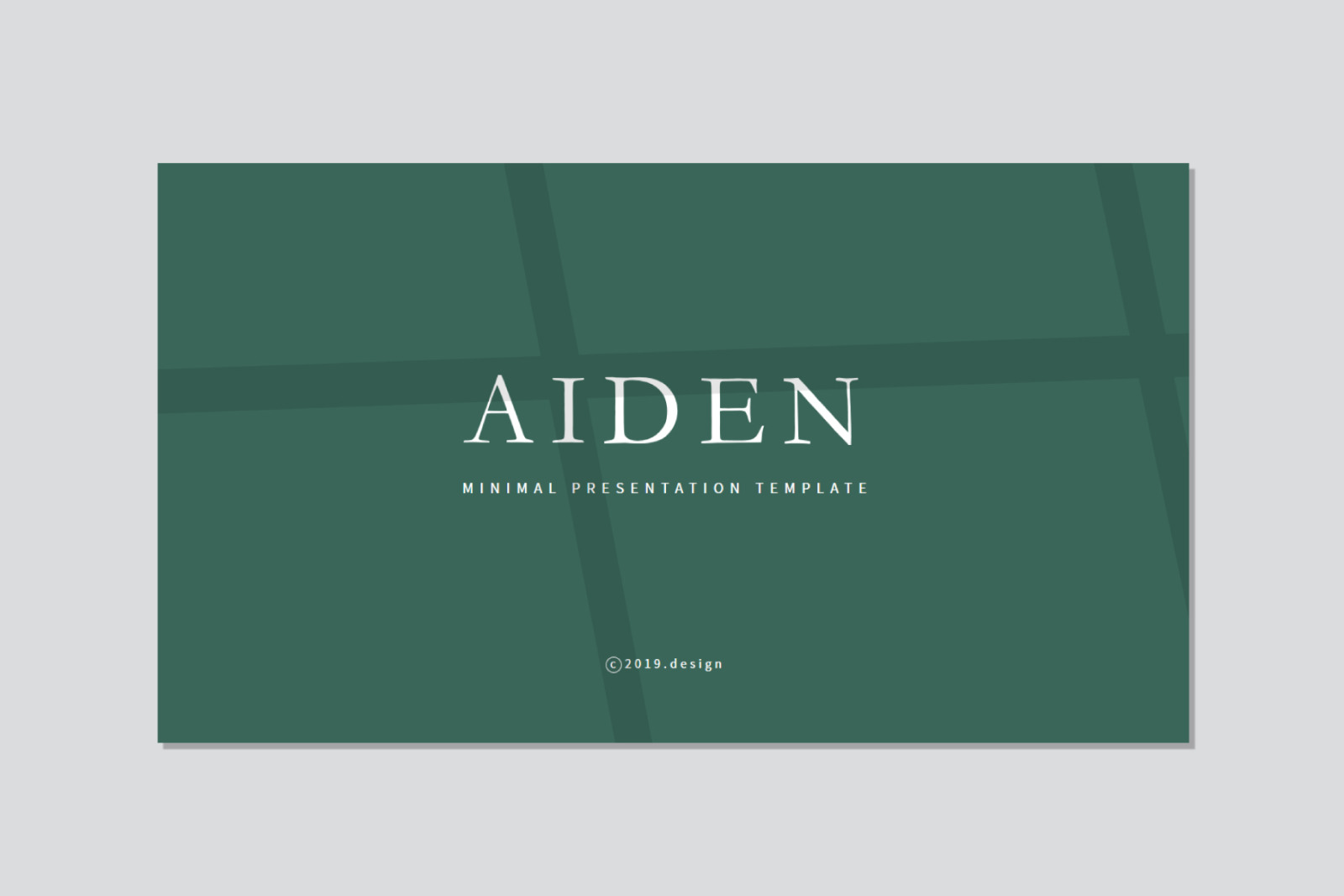 Aiden Presestation Template