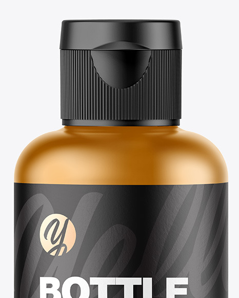 Metallic Bottle Mockup