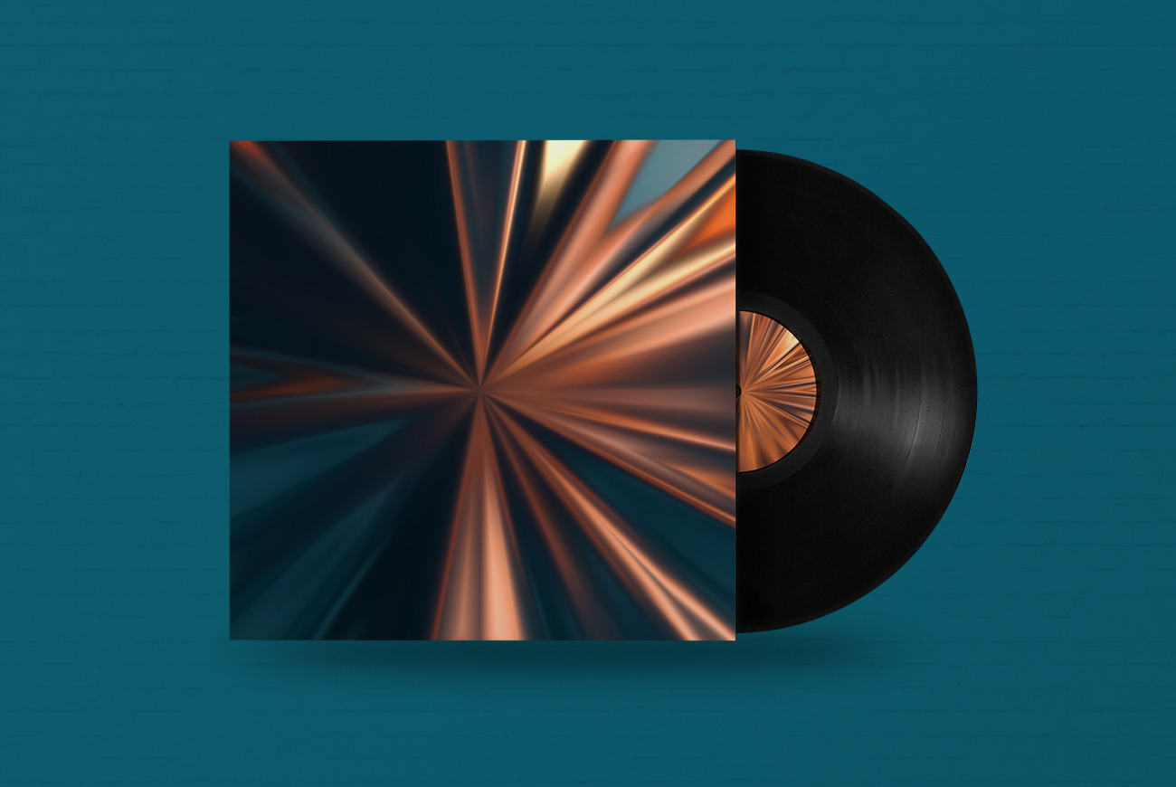 Abstract Speed Velocity Backgrounds - Bronze And Turquoise Abstract Speed Velocity Backgrounds - Bronze And Turquoise