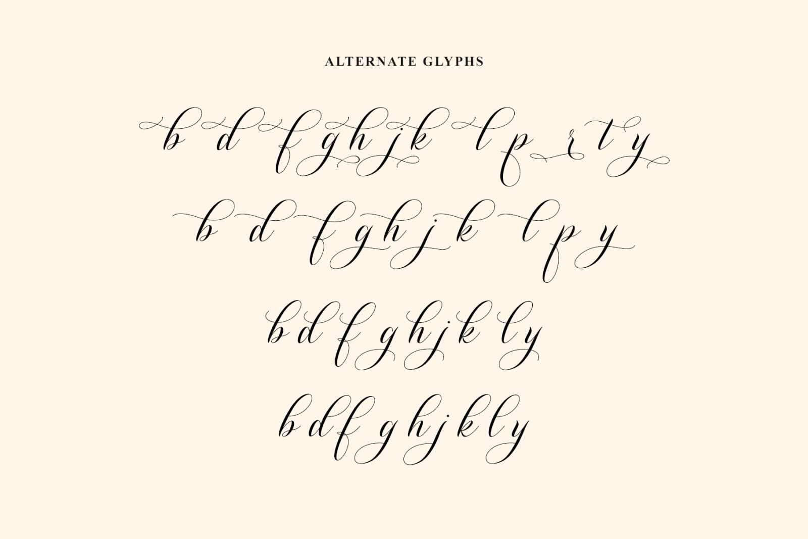 Shutterday - Calligraphy Font Shutterday - Calligraphy Font