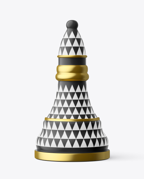 Chess Bishop Piece Mockup