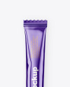 Metallic Stick Sachet Mockup