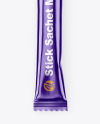 Metallic Stick Sachet Mockup