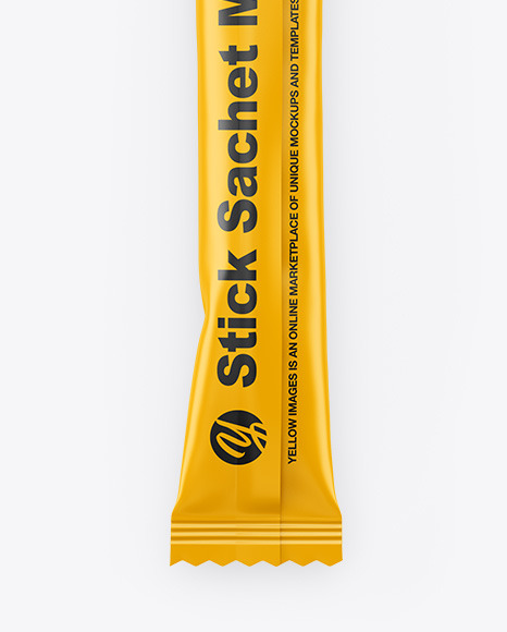 Matte Stick Sachet Mockup