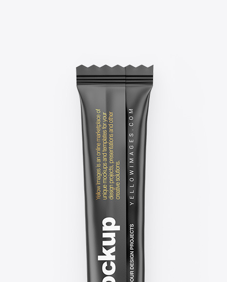 Matte Stick Sachet Mockup