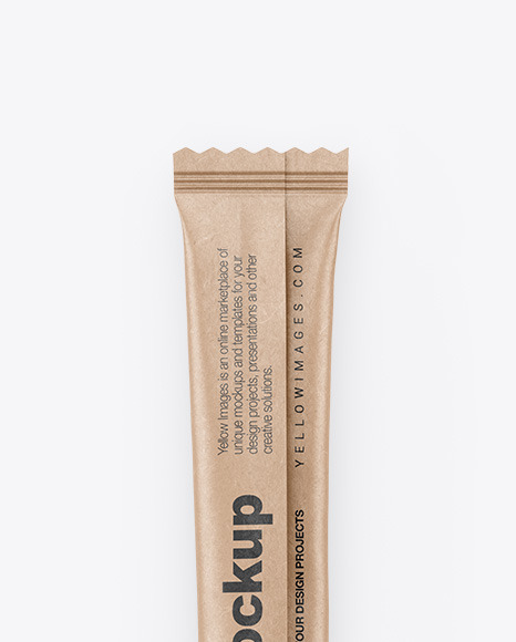 Kraft Stick Sachet Mockup