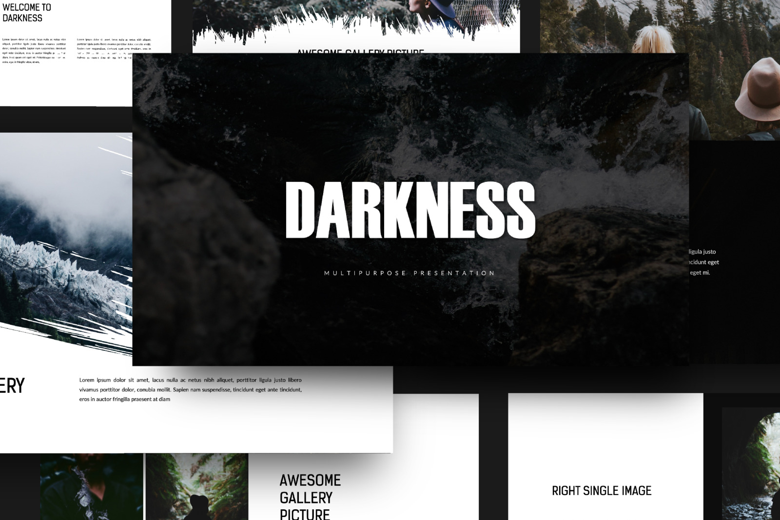 Darkness Bundle Presentation Template Darkness Bundle Presentation Template