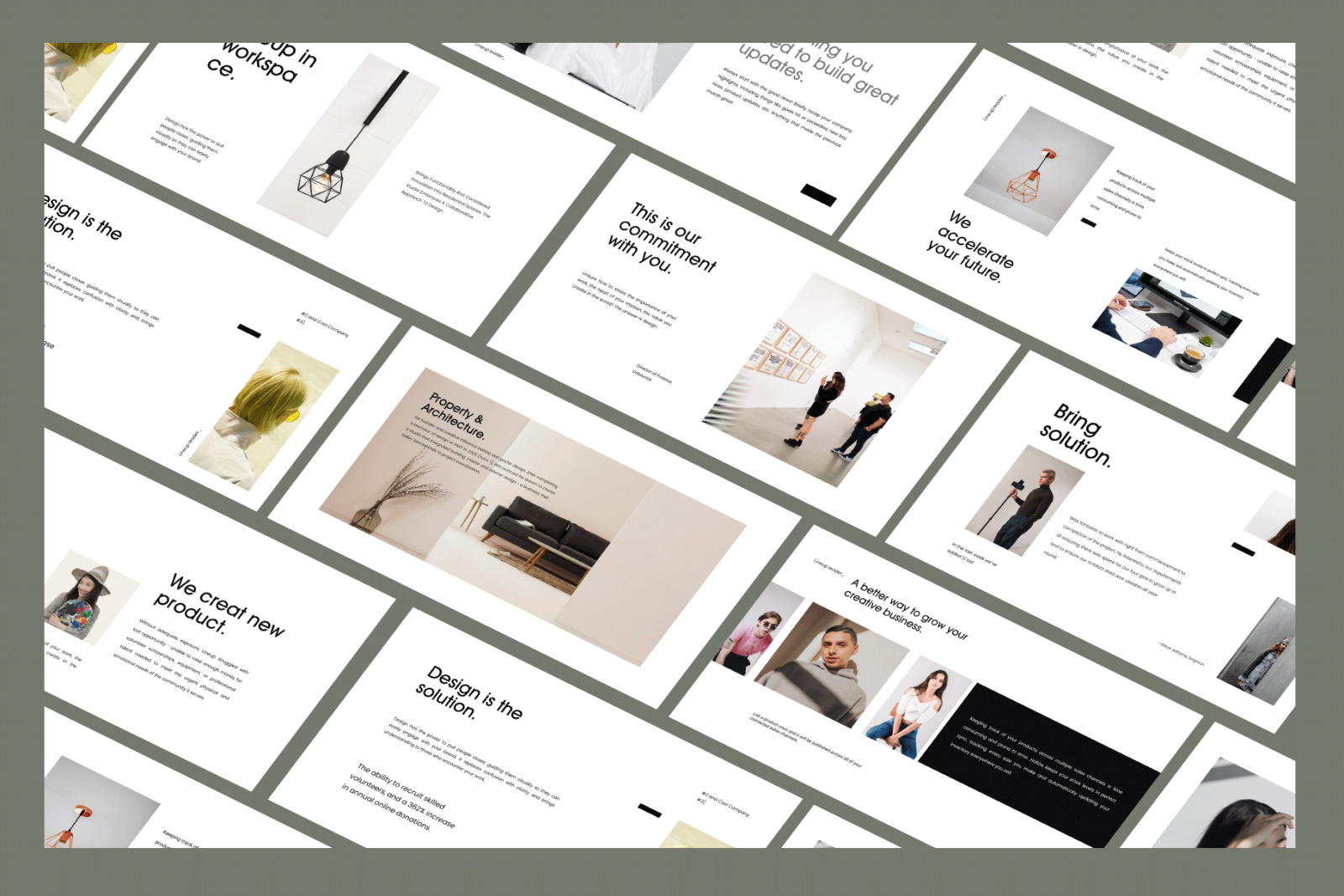 Lineup Bundle Presentation Template Lineup Bundle Presentation Template