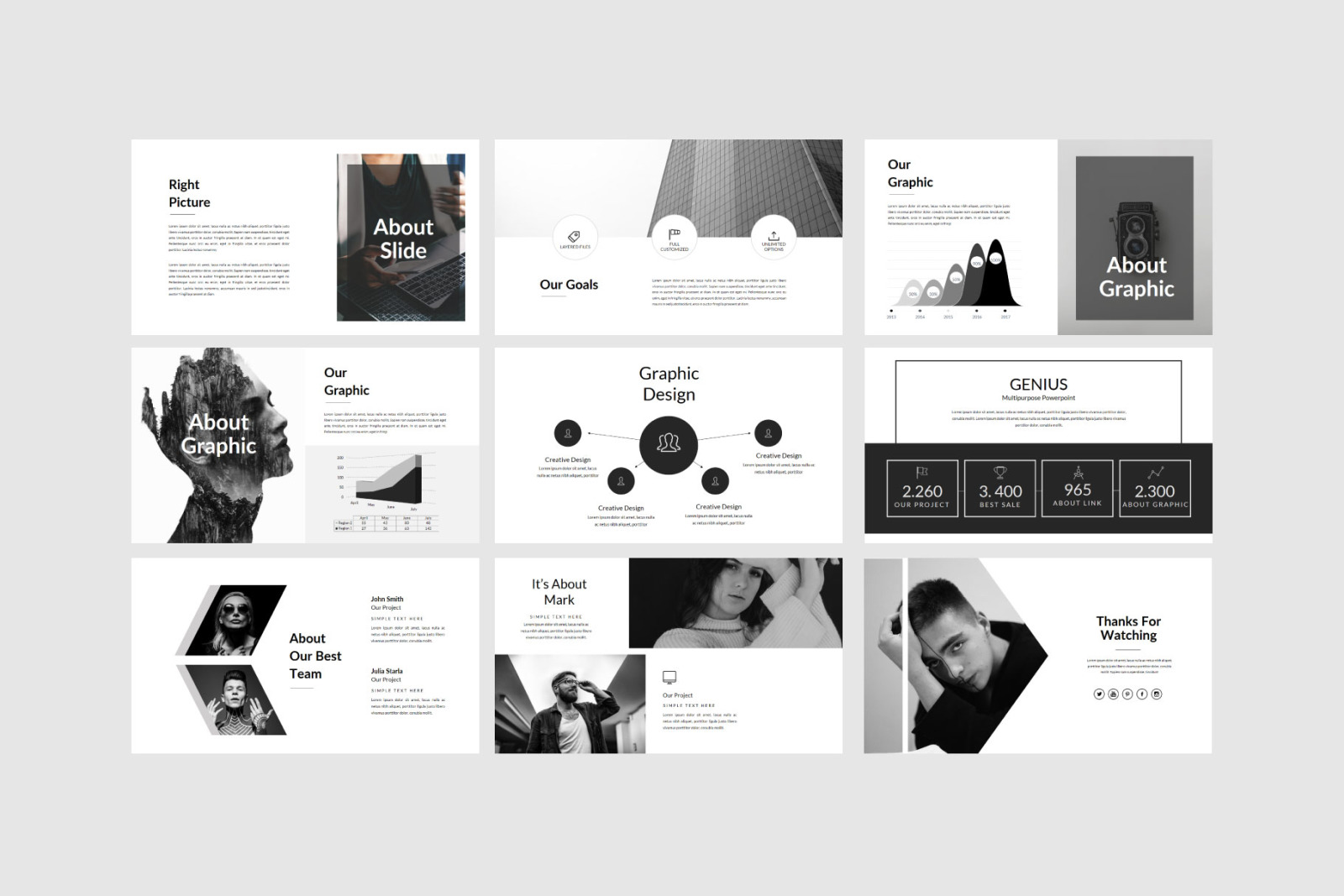 Genius Bundle Presentation Template Genius Bundle Presentation Template
