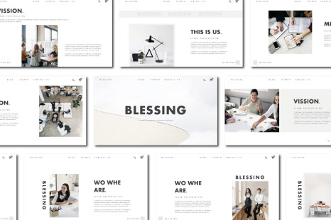 Blessing Bundle Presentation Template - Templates