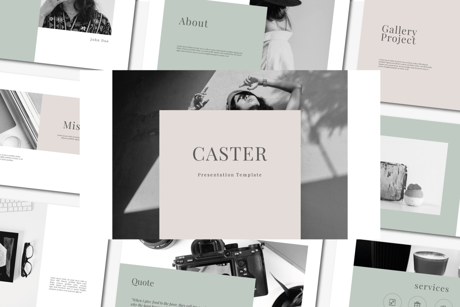 Caster Bundle Presentation Template Caster Bundle Presentation Template