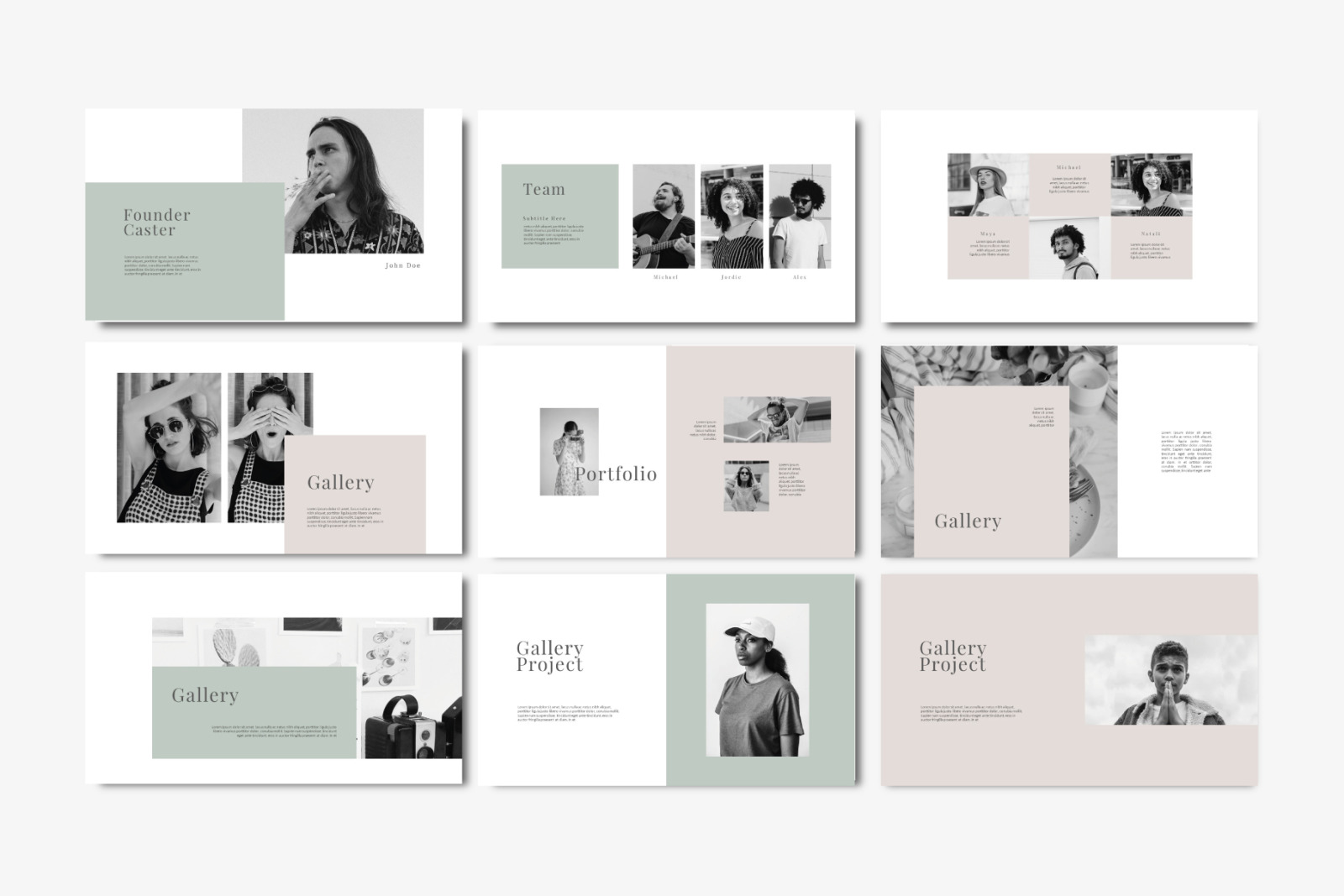 Caster Bundle Presentation Template Caster Bundle Presentation Template