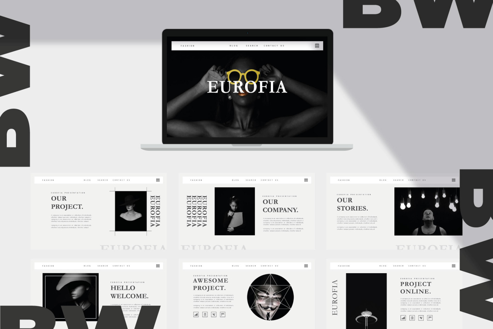 Eurofia Bundle Presentation Template Eurofia Bundle Presentation Template