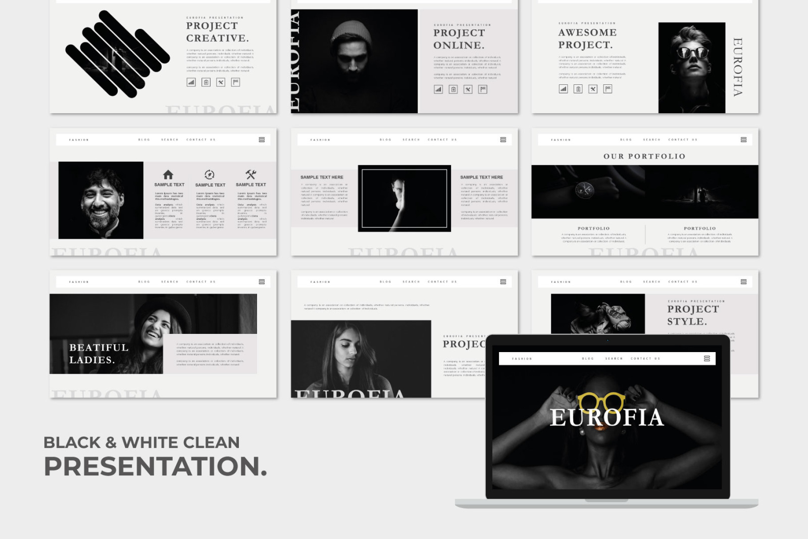 Eurofia Bundle Presentation Template Eurofia Bundle Presentation Template
