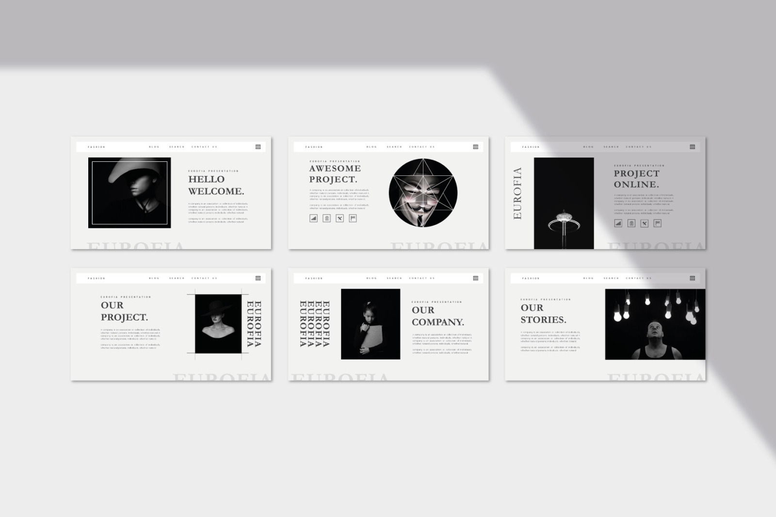 Eurofia Bundle Presentation Template Eurofia Bundle Presentation Template
