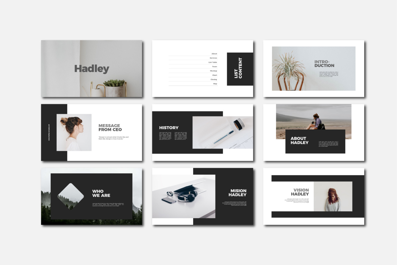 Hadley Bundle Presentation Template