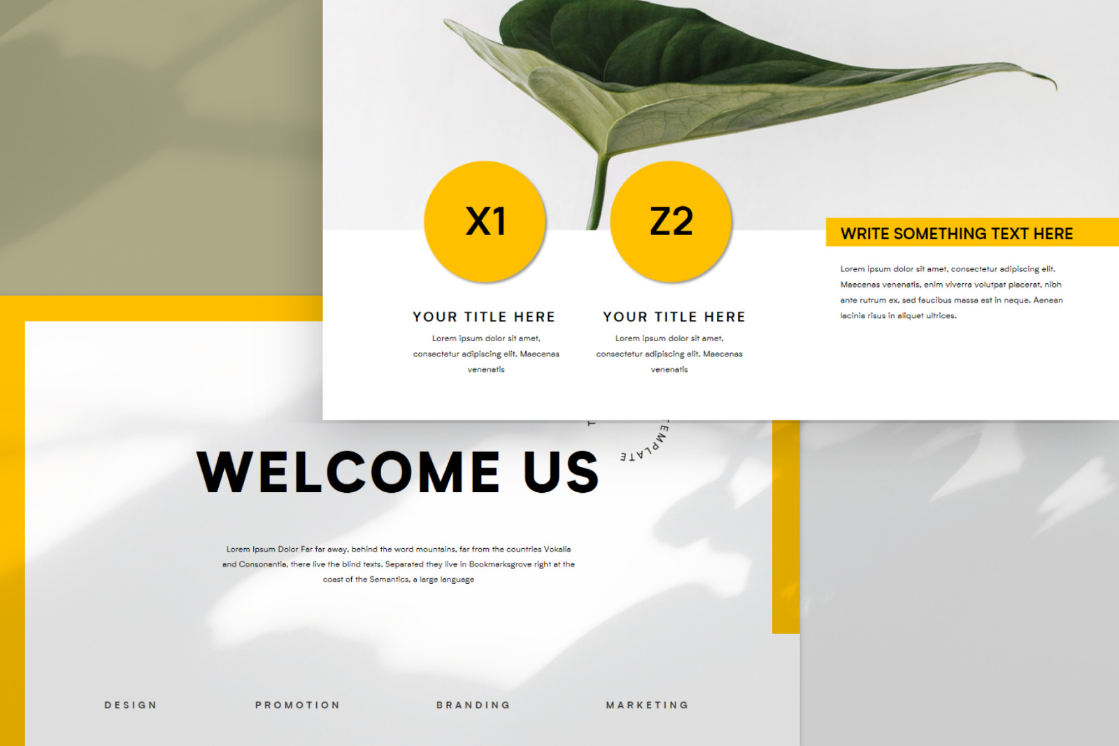 Dahlia Bundle Presentation Template