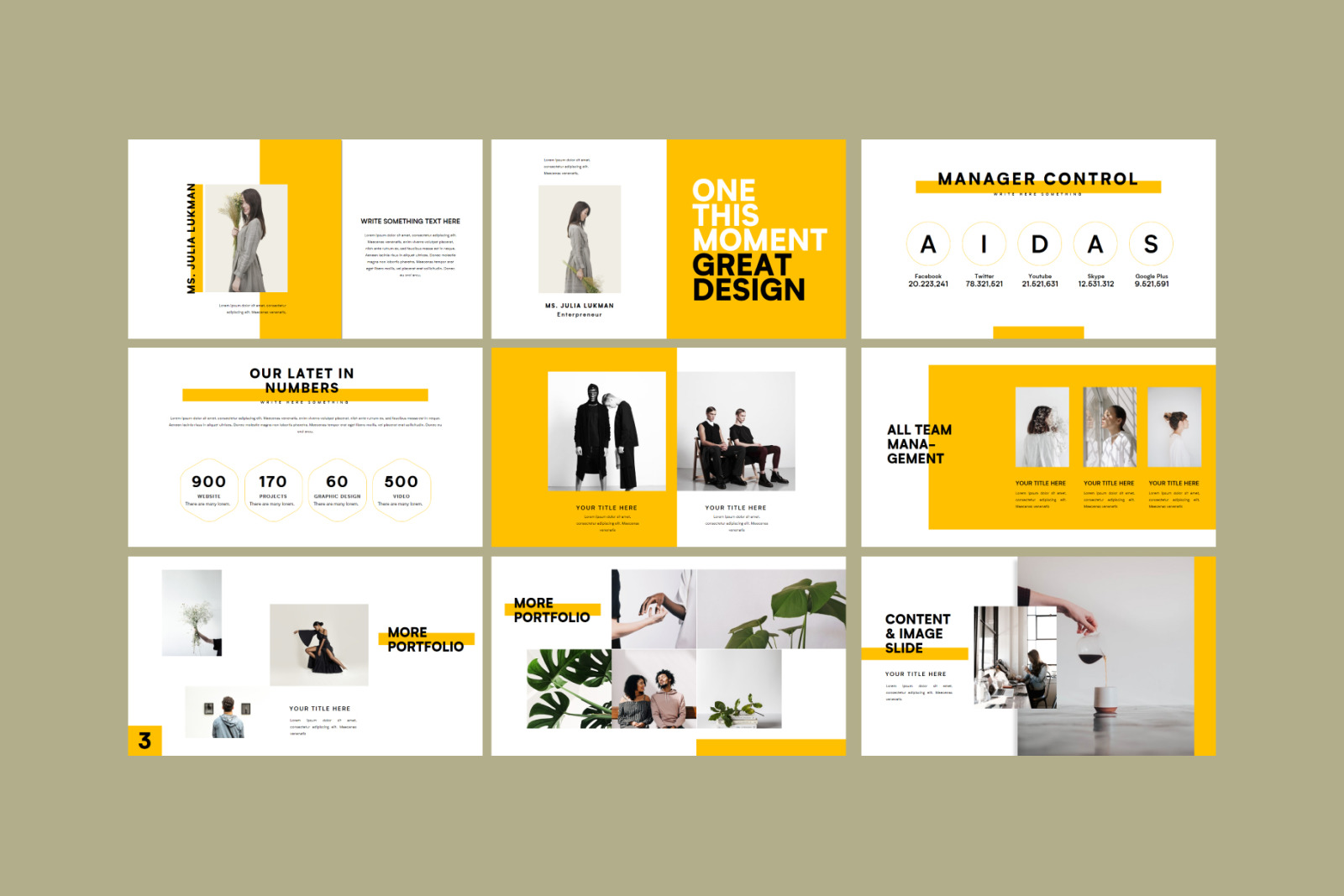 Dahlia Bundle Presentation Template Dahlia Bundle Presentation Template