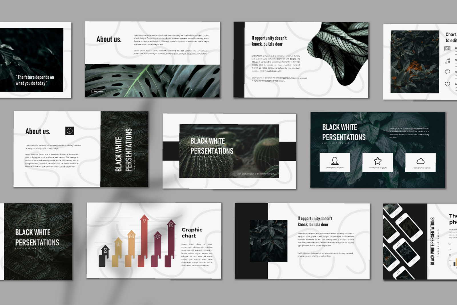 Leaf Bundle Presentation Template Leaf Bundle Presentation Template
