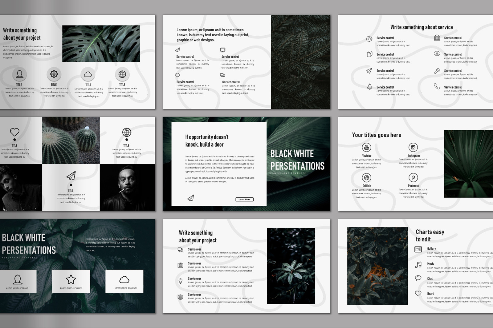 Leaf Bundle Presentation Template Leaf Bundle Presentation Template