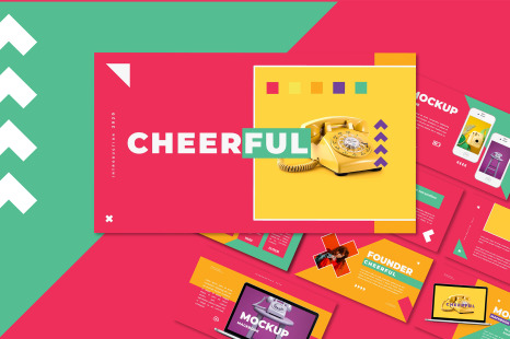 Cheerful Bundle Presentation Template - Report