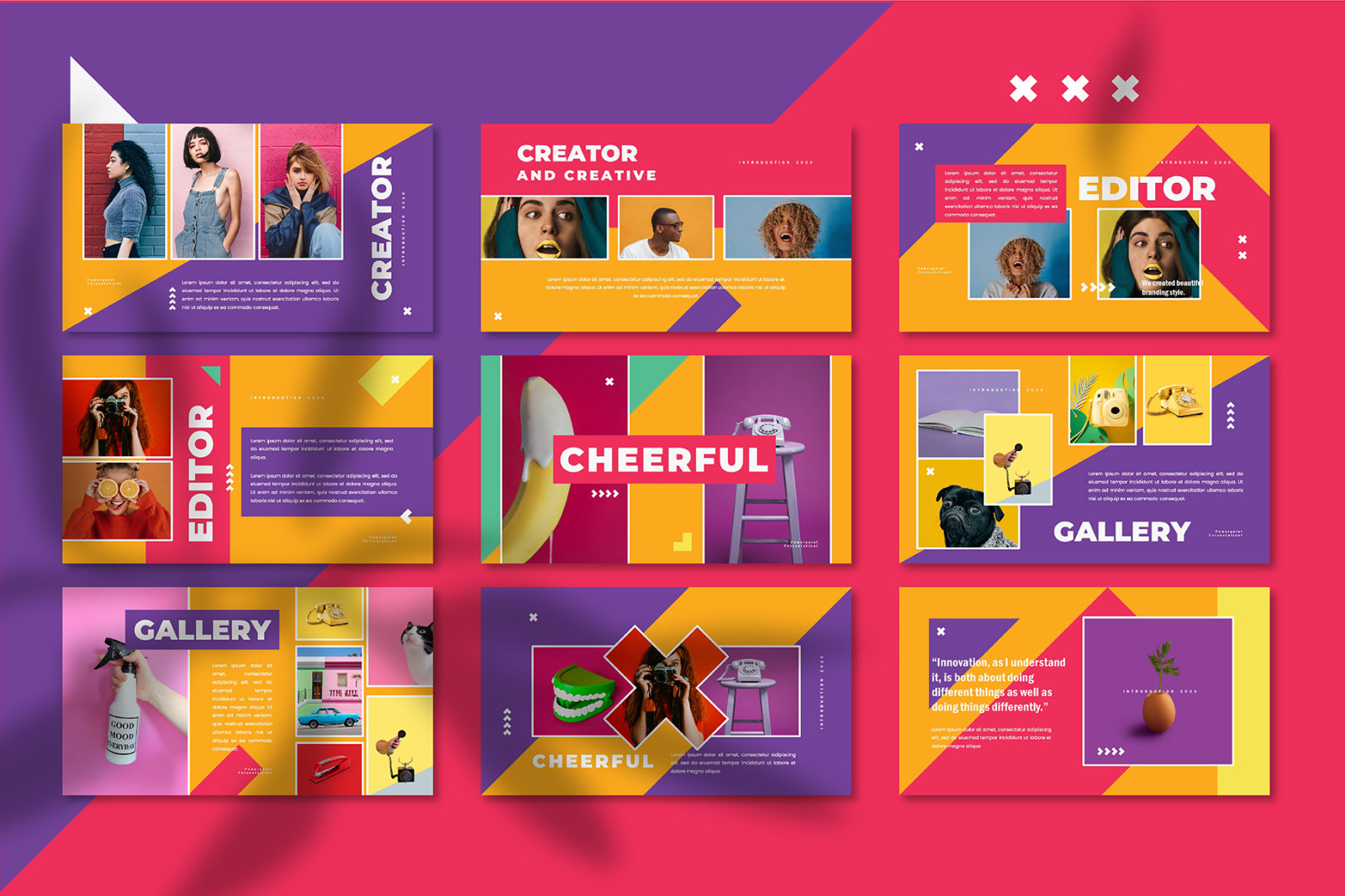 Cheerful Bundle Presentation Template