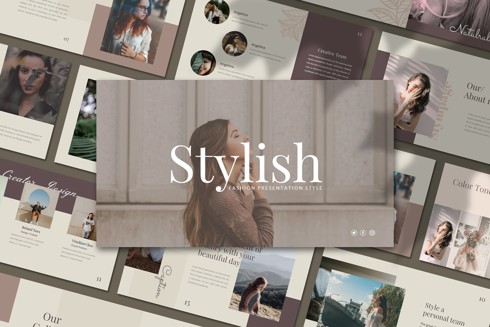 Stylish Bundle Presentation Template Stylish Bundle Presentation Template